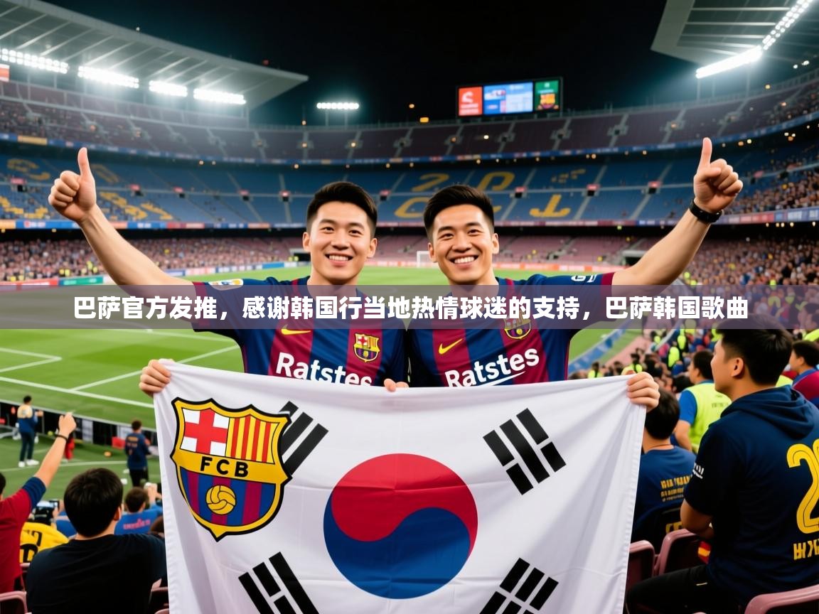 2025开云体育app在线巴萨官方发推,感谢韩国行当地热情球迷的支持,巴萨韩国歌曲 第3张